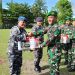 Korem 042/Gapu Bagikan Bingkisan Lebaran. (Foto : ist)