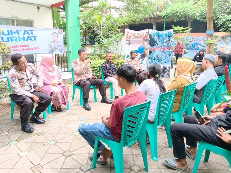Jumat Curhat Polda Jambi 'Jemput Bola' Serap Aspirasi Warga. (Foto : ist)