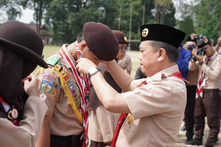 Gubernur Al Haris : Potensi Pramuka Jambi Luar Biasa. (Foto : ist)