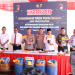 Polda Jambi Bersama Dittipidnarkoba Polri dan Polda Banten Gagalkan Penyeludupan Sabu Cair Seberat 264 Kg. (Foto : ist)