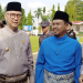 Hary Susetyo, ST (tengah) bersama Walikota Jambi Sy Fasha. (Foto : Rolan - sinarjambi.com)