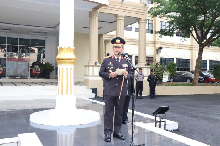 Kapolda Jambi Pimpin Upacara Peringati Hari Lahir Pancasila. (Foto : ist)