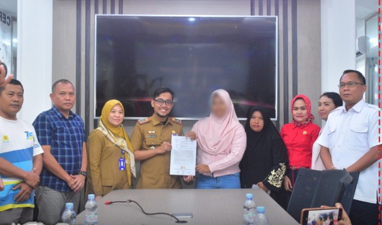 Ditreskrimsus Polda Jambi Restorative Justice Laporan Pemkot Jambi Ke Pengunggah di Akun Medsos. (Foto : ist)