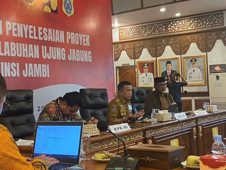 Pemprov Jambi Gandeng KPK Selesaikan Masalah Pembangunan Pelabuhan Ujung Jabung. (Foto : ist)