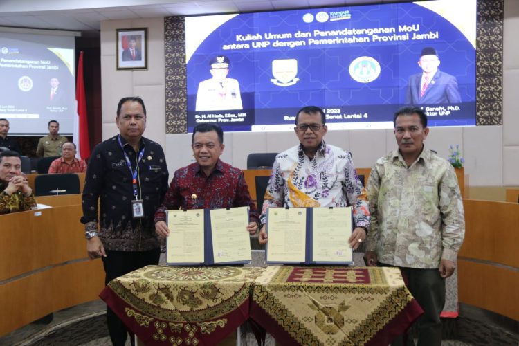 Al Haris Teken MoU dengan Universitas Negeri Padang. (Foto : ist)