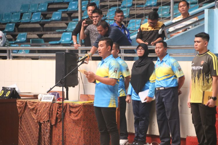 Irjen Rusdi Hartono Buka Cabor Bola Voli Porprov 2023 dan Kapolda Jambi Cup. (Foto : ist)