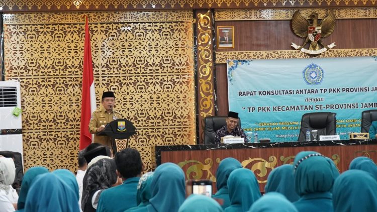 Gubernur Al Haris Buka Rapat Konsultasi TP-PKK Provinsi Jambi. (Foto : ist)