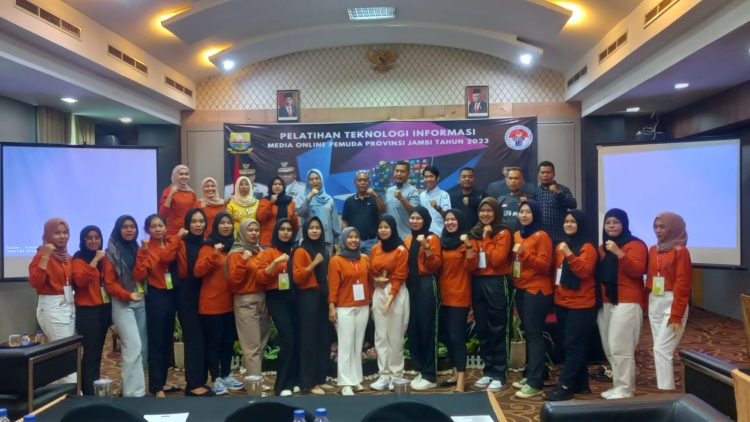 JMSI Jambi Isi Materi dalam Pelatihan Teknologi Informasi Media Online Pemuda 2023. (Foto : ist)