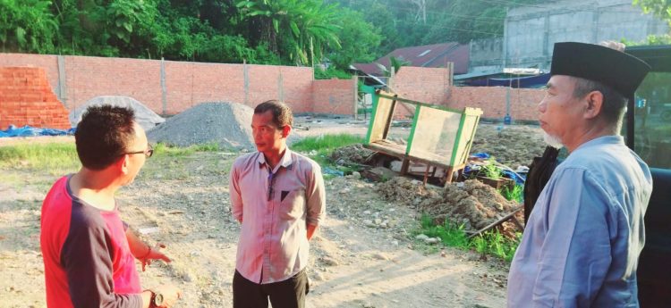 Pembangunan Kios Pasar Bawah Bangko Harus Lengkap Izin. (Foto : ist)