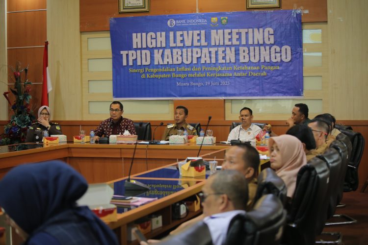 Pengendalian Inflasi Pangan dan Penguatan Koordinasi GNPIP Bungo. (Foto : ist)