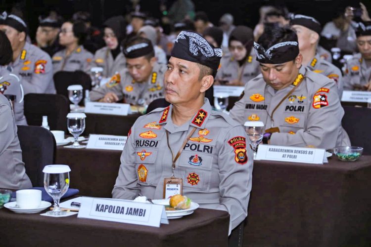 Kapolda Jambi Ikuti Musrenbang Polri Tahun 2023. (Foto : ist)