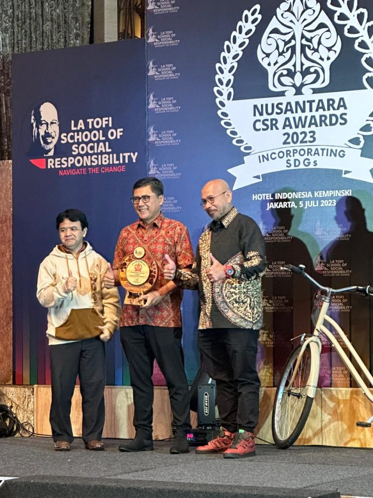 KKKS Pertamina EP Jambi Field Raih Penghargaan Nasional Nusantara CSR Awards 2023. (Foto : ist)