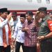 Danrem Gapu Sambut Kedatangan Menteri Pertahankan RI. (Foto : ist)