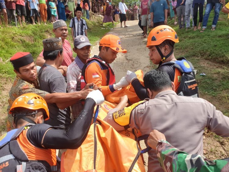 Bocah Tenggelam di Maro Sebo Ulu Ditemukan Sejauh 96 KM. (Foto : ist)