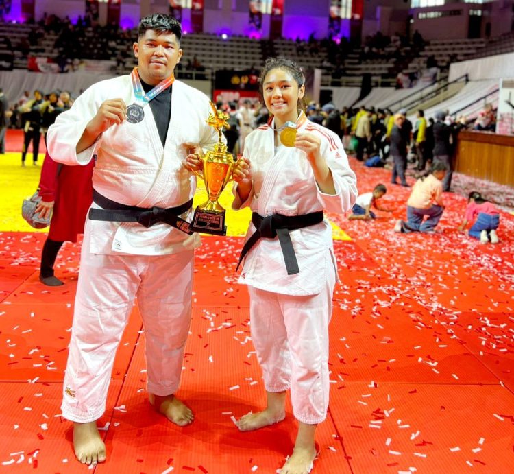 Polda Jambi Juara Umum Ke-3 Kejuaraan Judo Kapolri Cup. (Foto : ist)