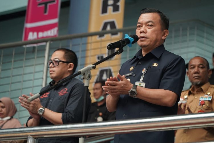 Gubernur Al Haris Harap Kejuaraan Tarung Derajat Lahir Petarung Berprestasi. (Foto : ist)