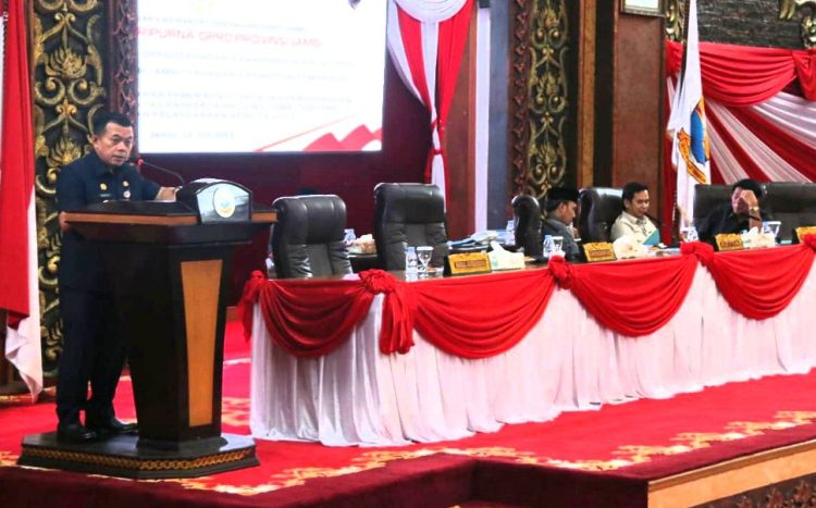 Gubernur Al Haris Beri Penjelasan 2 Pemprov Jambi. (Foto : ist)