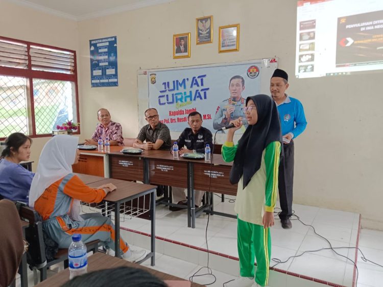 Jumat Curhat Polda Jambi Terus Bergulir. (Foto : ist)