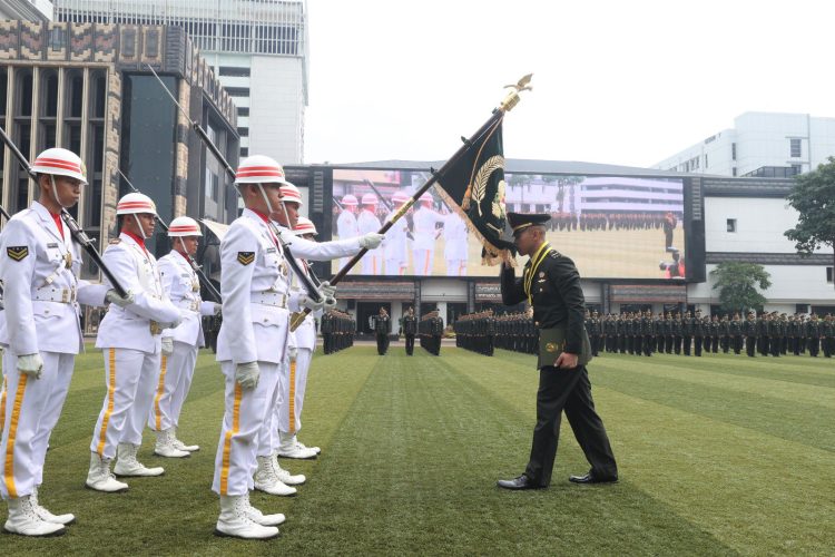 Ini Penegasan Kasad Pada Acara Tradisi Penerimaan Paja Abit Akmil 2023. (Foto : ist)