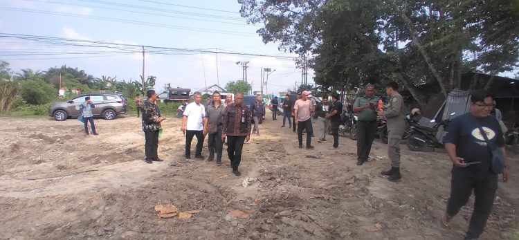 PT SAS Diminta Hentikan Pembersihan Lahan Stockpile Aurduri. (Foto : ist)