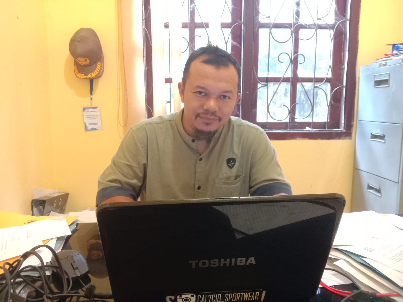 Sub Bidang Perencanaan Kepegawaian Informasi BKSDMD Merangin, Endi. (Foto : Yendri - sinarjambi.com)