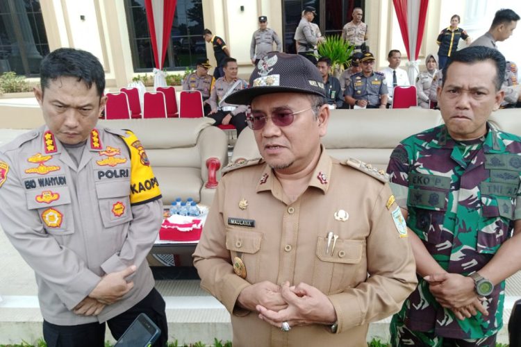 Maulana usai pimpin gelar pasukan Operasi Patuh Polresta Jambi tahun 2023. (Foto : Rolan - sinarjambi.com)
