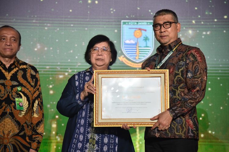 Fasha Bawa Kota Jambi Raih Penghargaan Nirwasita Tantra. (Foto : ist)