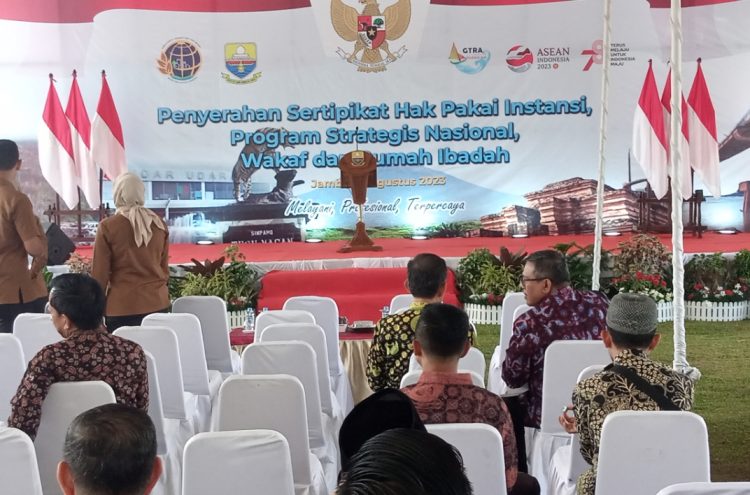 Menteri ATR/Kepala BPN akan Serahkan Sertipikat Tanah di Provinsi Jambi. (Foto : Rolan - sinarjambi.com)