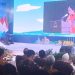 Raja Juli Antoni membacakan deklarasi Karimun GTRA Summit 2023. (Foto : Rolan - sinarjambi.com)