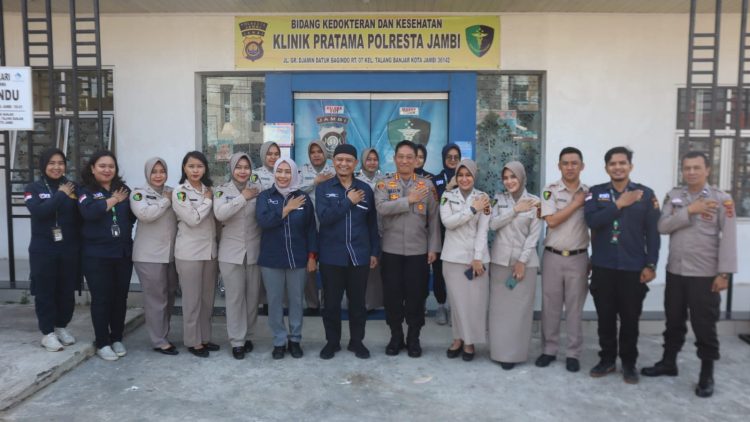 Klinik Pratama Polresta Jambi yang Pertama Dilakukan Survei Akreditasi. (Foto : ist)