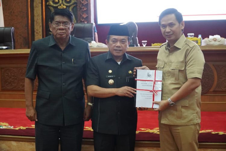 Pemprov Resmi Ajukan KUPA dan PPAS-P 2023 Kepada DPRD Provinsi Jambi. (Foto : ist)
