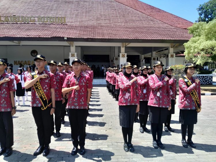 Paskibraka Jota Jambi Ikuti Wawasan Kebangsaan di Bandung. (Foto : ist)