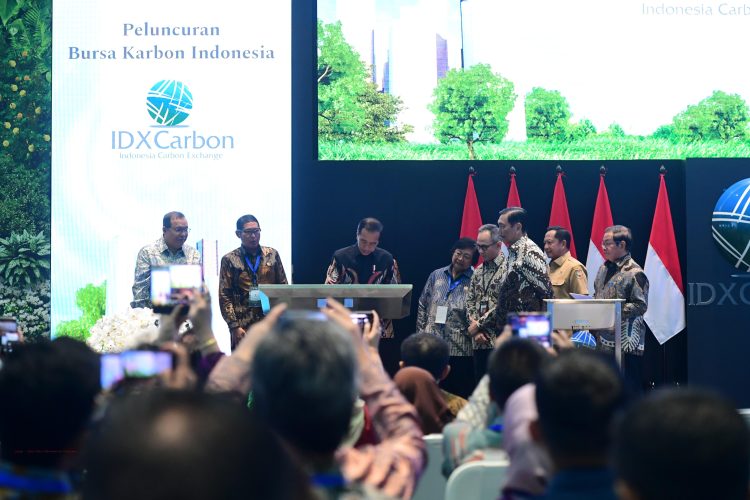 Presiden Resmikan Bursa Karbon Indonesia. (Foto : Setneg RI)