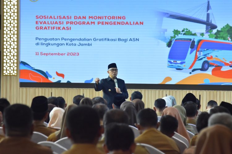KPK Sosialisasi Pengendalian Gratifikasi di Kota Jambi. (Foto : ist)