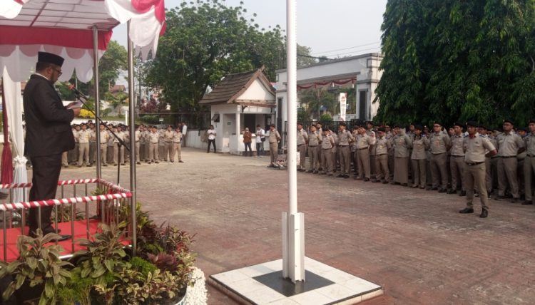 Sekda Sudirman tampil sebagai Irup Hantaru Ke-63 di Kanwil BPN Jambi. (Foto : Rolan - sinarjambi.com)