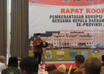 Gubernur Al Haris Nyatakan Pemprov Jambi Siap Perkuat Kolaborasi Pemberantasan Korupsi. (Foto : ist)