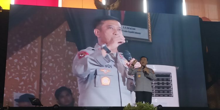 Kapolda-Wakapolda Jambi Hadiri Konser Anti Radikalisme di Unja. (Foto : ist)