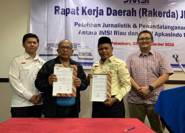 JMSI MoU Dengan APKASINDO, Bantu Petani Dari Kampaye Negatif Menyerang Sawit. (Foto : ist)