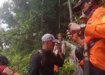 Tim Pos SAR Kerinci Cari 2 Orang Bilang di Hutan Desa Masgo. (Foto : ist)