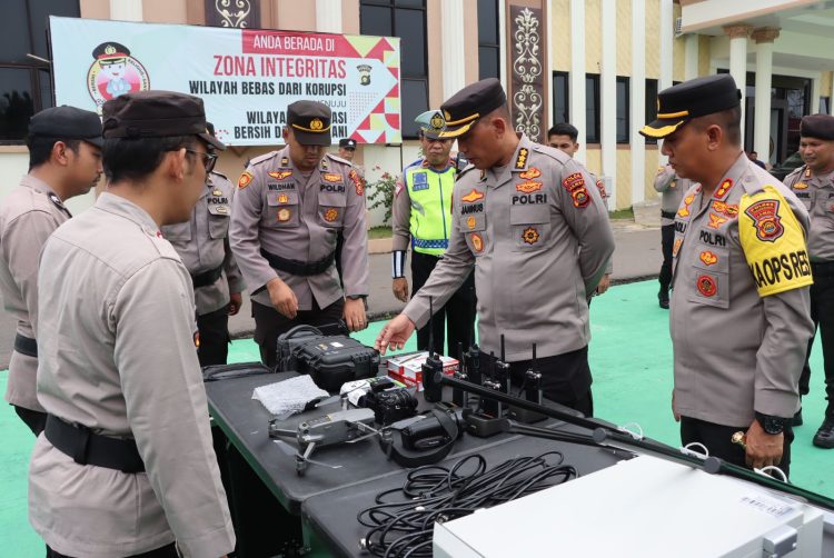 Irwasda Polda Jambi Cek Sarpras dan Kesiapan Personel Polres Tanjabbar. (Foto : ist)