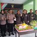 Kapolresta Jambi Beri Kejutan HUT Ke-78 TNI Ke Kodim 0415/Jambi. (Foto : ist)