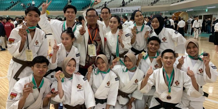 Indonesia Juara Umum Ke-2 Kejuaraan Dunia Shorinji Kempo di Jepang. (Foto : ist)