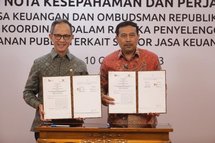 OJK dan Ombudsman Perkuat Kerja Sama Pelayanan Publik. (Foto : ist)