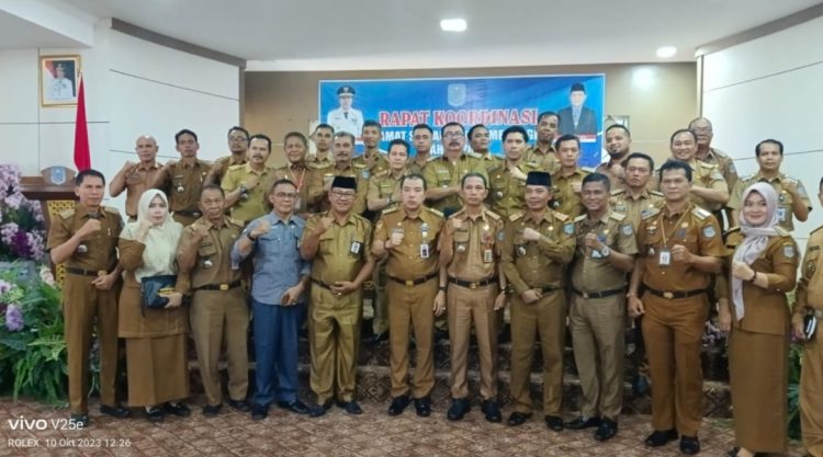 Mukti Rakor dengan Camat Se-Kabupaten Merangin. (Foto : ist)