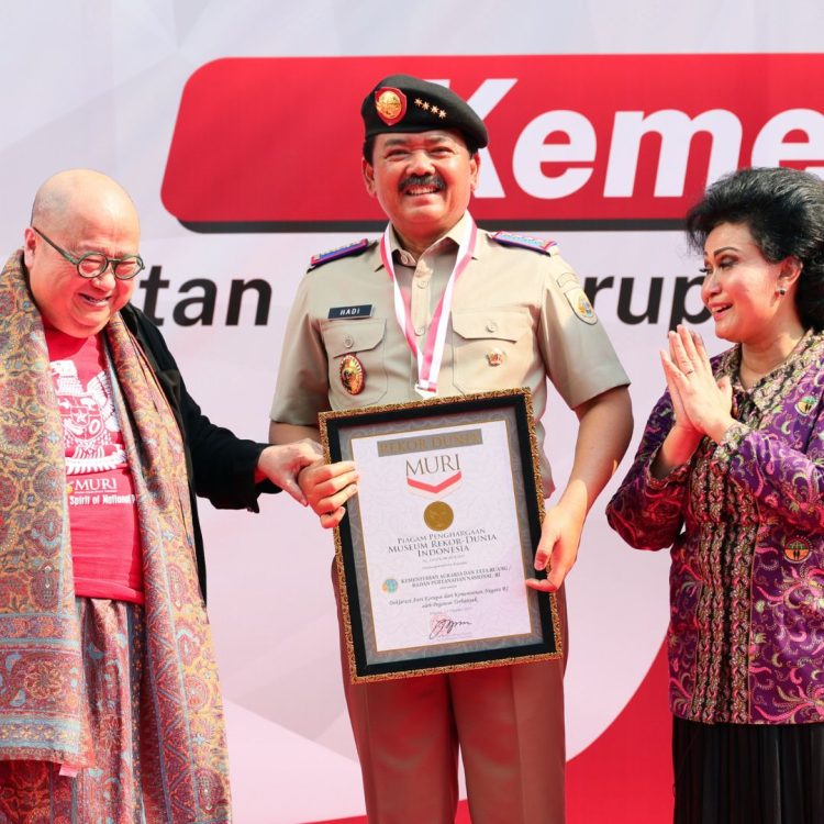 Deklarasi Antikorupsi Kementerian ATR/BPN Pecahkan Rekor MURI. (Foto : ist)