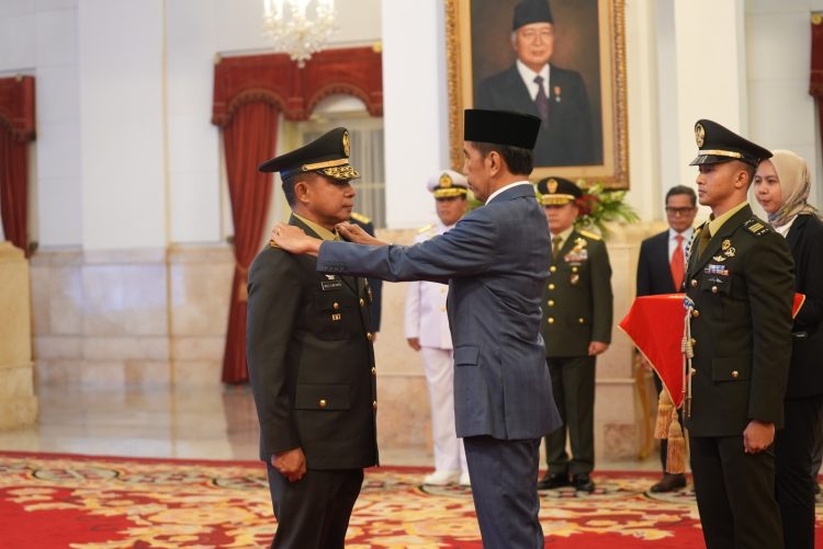 Dilantik Presiden, Jenderal TNI Agus Subiyanto Resmi Jabat KSAD. (Foto : ist)