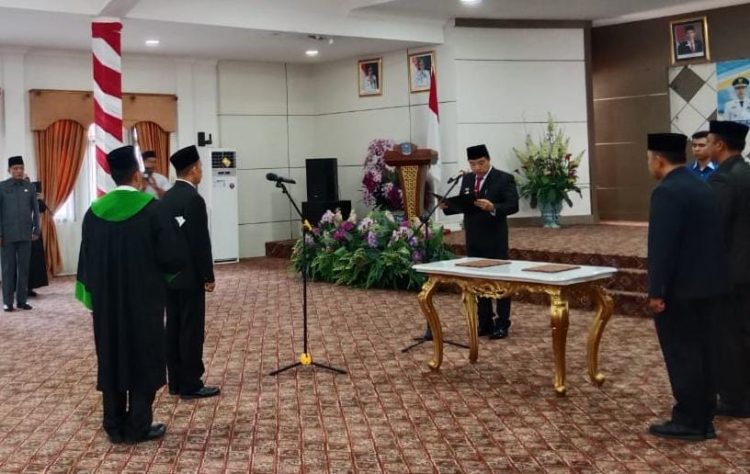 Akhirnya Defi Martika Dilantik Jadi Inspektur Pemkab Merangin. (Foto : ist)