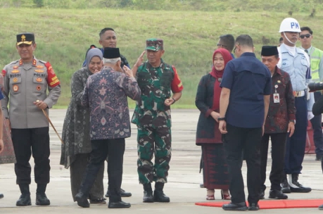 Selama Wapres RI di Jambi, Pangdam Sriwijaya Pimpin Langsung Pengamanan. (Foto : ist)