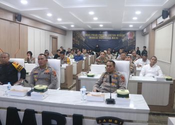 Polda Jambi Ikuti Syukuran HUT Ke-72 Humas Polri. (Foto : ist)