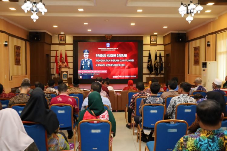 Dirjen PP Harap Kunkernya Bawa Perubahan Signifikan Bidang Hukum Kanwil Kemenkumham Jambi. (Foto : RAW)